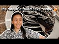 How to NOT bake a chocolate cake... (Vlog)