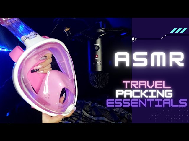 ASMR | UNPREDICTABLE | MUST HAVES | TRAVELING ESSENTIALS | Soft/Hard Tapping Scratching (NO TALKING)