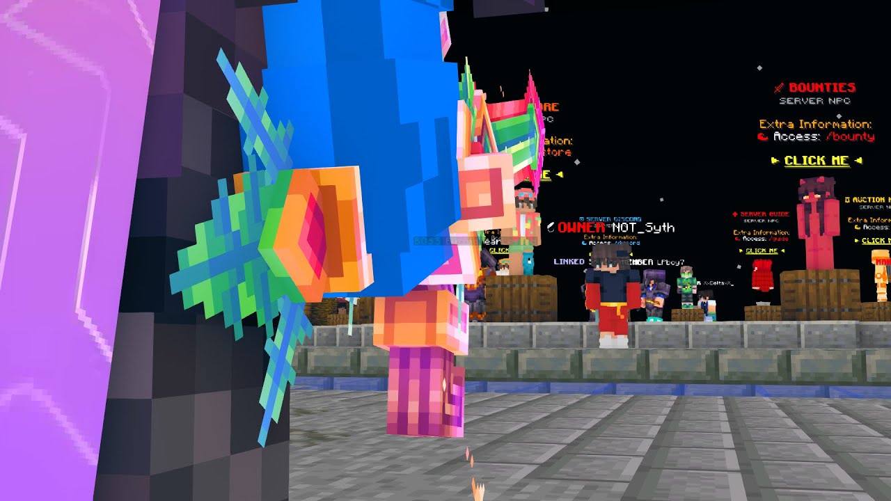 I joined back this minecraft Server after 2 year and this happened!