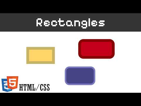 How to create a simple Rectangle in HTML & CSS