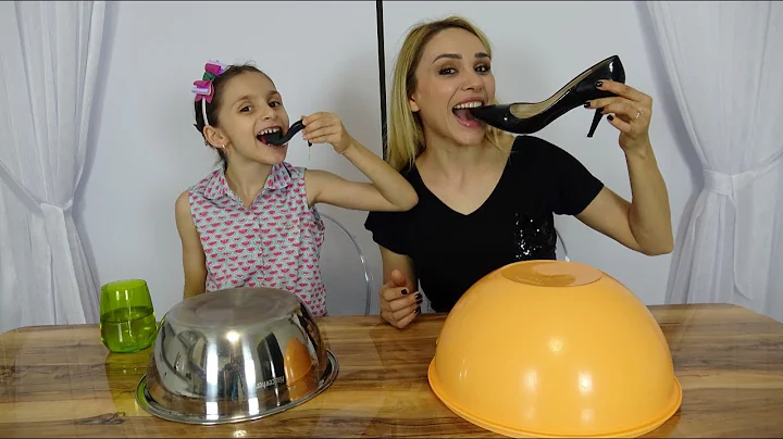 Lina ikolata Challenge ! Lina and mom staged a cho...