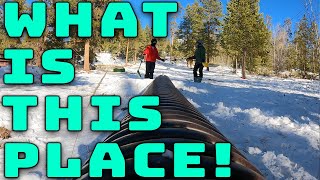 Snowboarding Pow and The Sickest Backyard EVER!