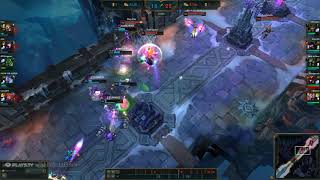 5-man Cassiopeia ult into Fiddlesticks Pentakill