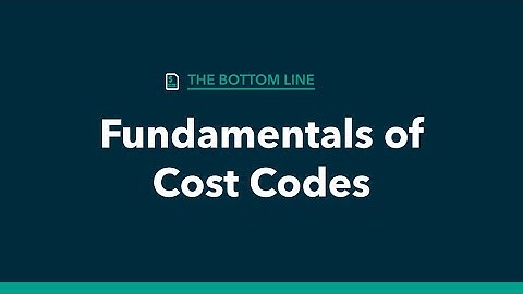 The Bottom Line: Fundamentals of cost codes