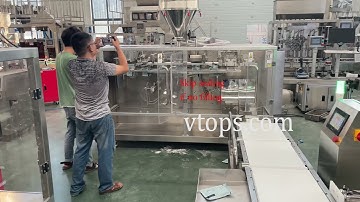 Doypack Bag Premade Pouch Linear Pick-Fill-Seal Bag Packaging Machine | VTOPS-PFS-140S