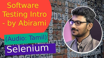 Software Testing Basics In Tamil (Selenium Course In Tamil) Lecture - 1
