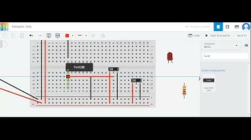 Verifying AND Logic Gate Truth Table with 74HC08 IC | Autodesk Tinkercad Tutorial