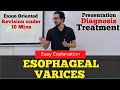Esophageal Varices Revision | Causes Diagnosis Management | Upper GI Bleed 