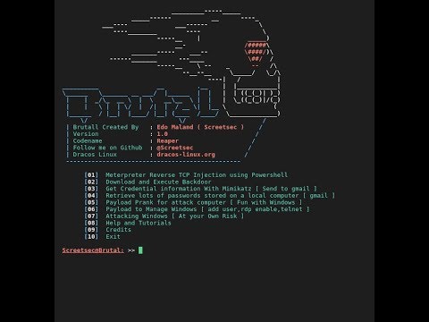 How to install Brutal toolkit- Create Various Payloads, PowerShell ...