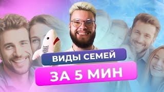 Виды семей за 5 минут // ОГЭ 2024 по обществознанию