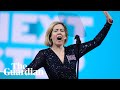 Dame Andrea Jenkyns performs self-written song 'Insomniac' at Reform UK conference