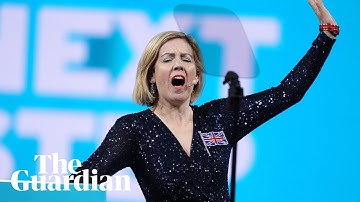 Dame Andrea Jenkyns performs self-written song 