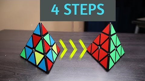 How to Solve a Pyraminx Without Any Algorithm "Easiest Way"