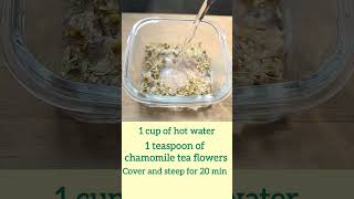 Period pain # can’t sleep Try chamomile tea