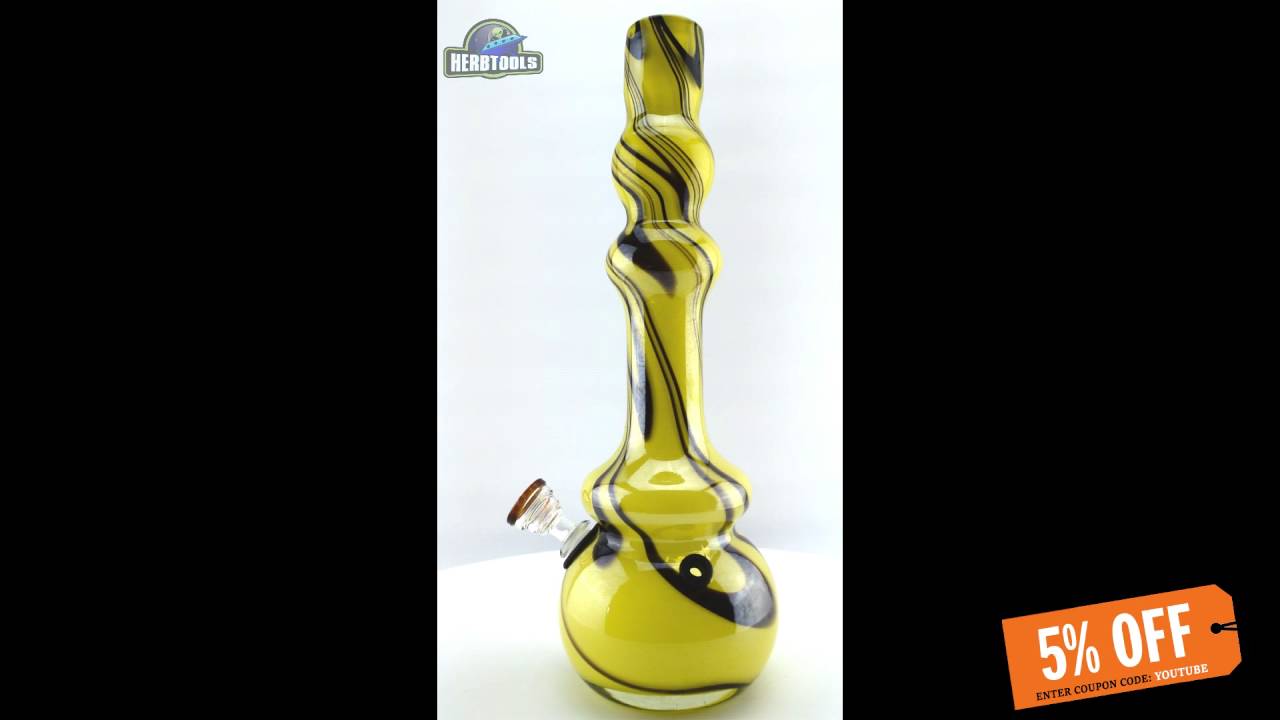 HEAVY BLOWN GLASS BONG ZOSKA [HD] [HERBTOOLS]