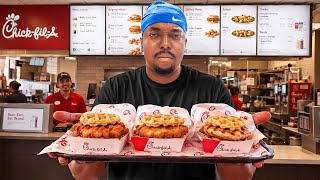 Deeply Investigating Chick-Fil-A’s NEW Chicken & Waffles Sandwich