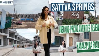Sattva Springs Kanakapura Road 4Bhk Row Houses & Villas At Bangalore Price & Location 2026