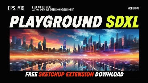 Ai render in Sketchup | Playground SD