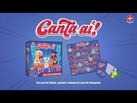 Divertido Game de Músicas Jogo de Tabuleiro Canta Aí Estrela