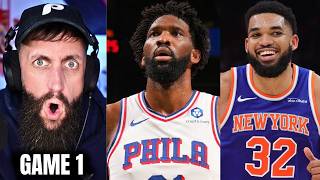 SIXERS GOT THE BELT TO A** FROM THE KNICKS IN GAME 1!  ABSOLUTE BEAT DOWN! screenshot 5