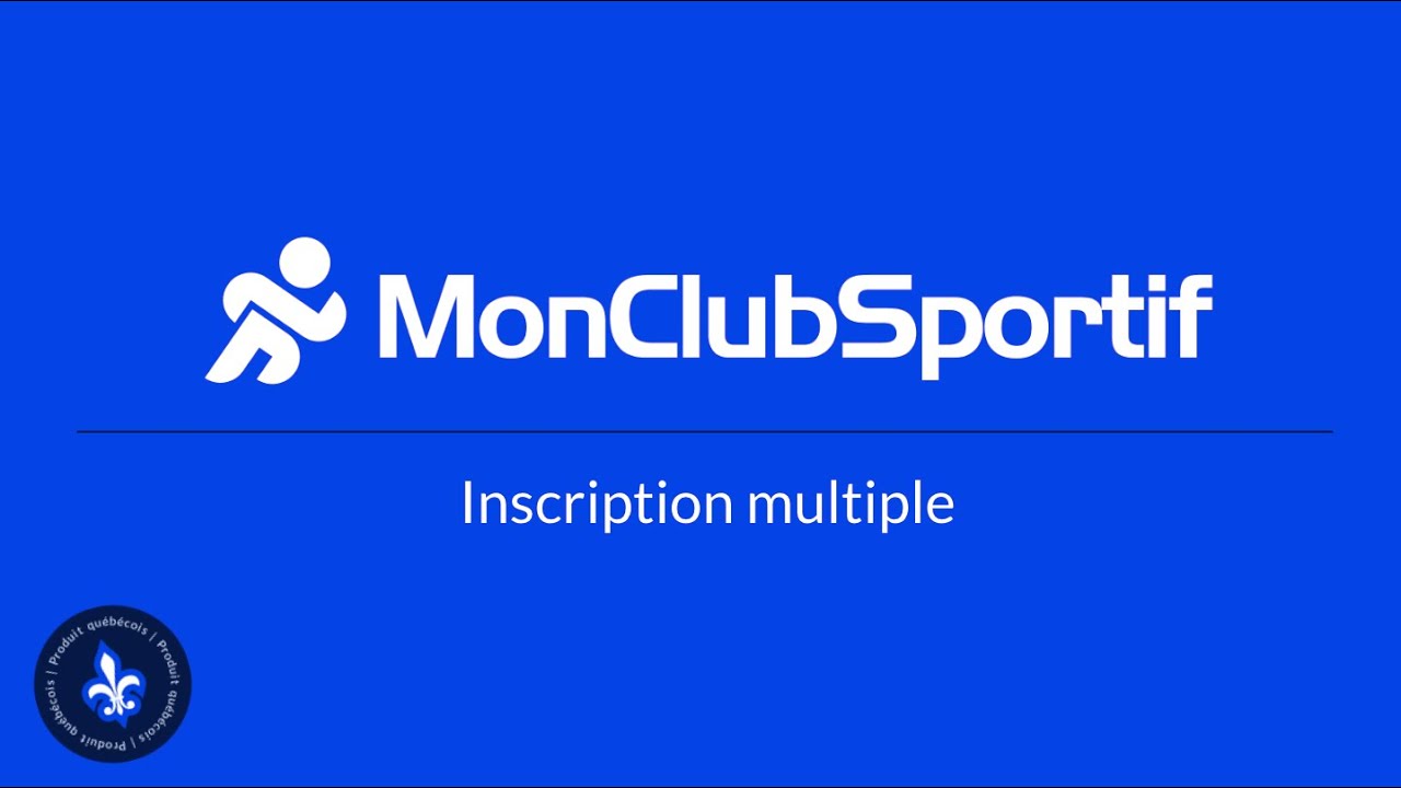 Inscription multiple - YouTube