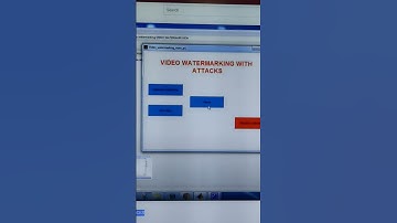 VIDEO WATERMARKING TECHNIQUES WITH ATTACKS