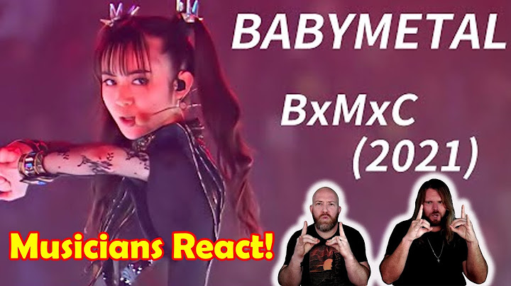 Musicians react to hearing Babymetal - BxMxC (Budokan 2021 Live) Eng Subs