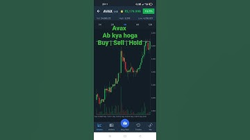 # Avax#avalanche #Ab kya hoga #Buy |Sell |Hold #shorts