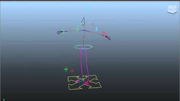 Maya: NSD Rig Master, jaw and hip controls