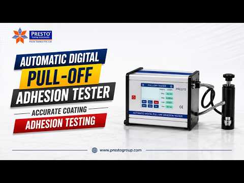Automatic Digital Pull-Off Adhesion Tester | Accurate Coating Adhesion Testing