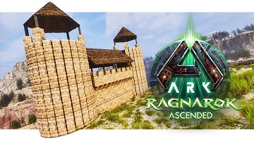 How to EASILY Build a Castle Wall in ARK