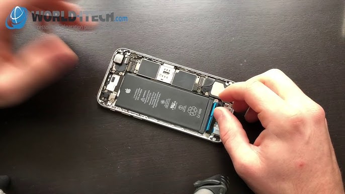 Comment remplacer la batterie iPhone 6S. By SOSav - YouTube