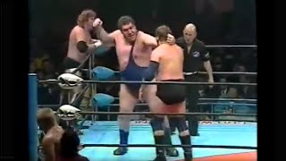 Andre The Giant & Funks vs Stan Hansen & Spivey 1990 12 01