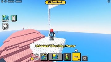 How to get OBBY MASTER title in Roblox Find The Noobies Morphs