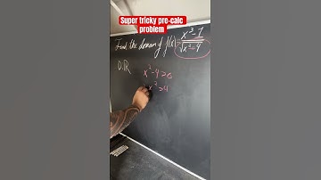 Very tricky pre-calc problem! Finding the domain! #maths #math #precalculus #algebra