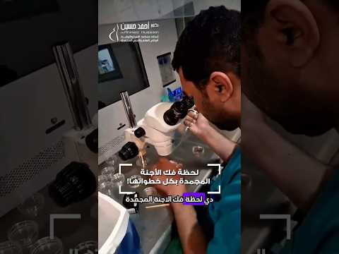 لحظة فك الأجنة المجمدة بكل خطواتها
