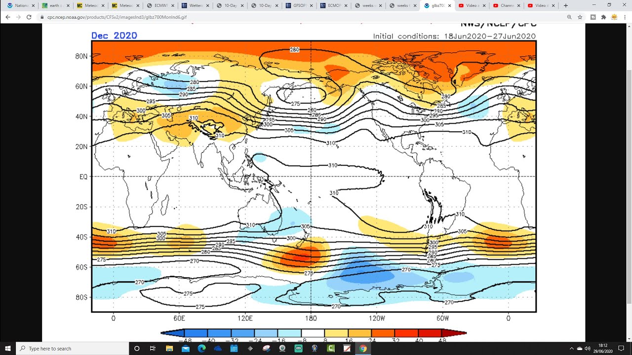 Fourteen Day Forecast Cool Down Towards MidJuly For North America