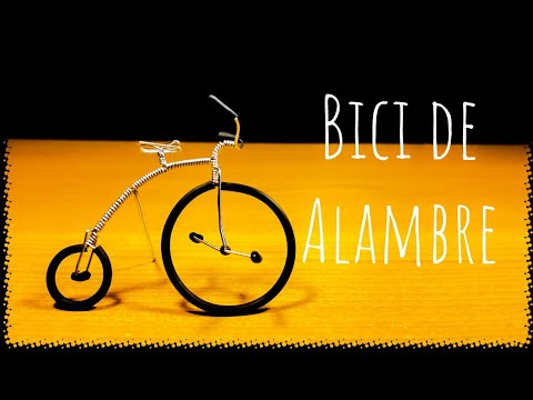 Cómo Hacer una Bici Antigua de Alambre