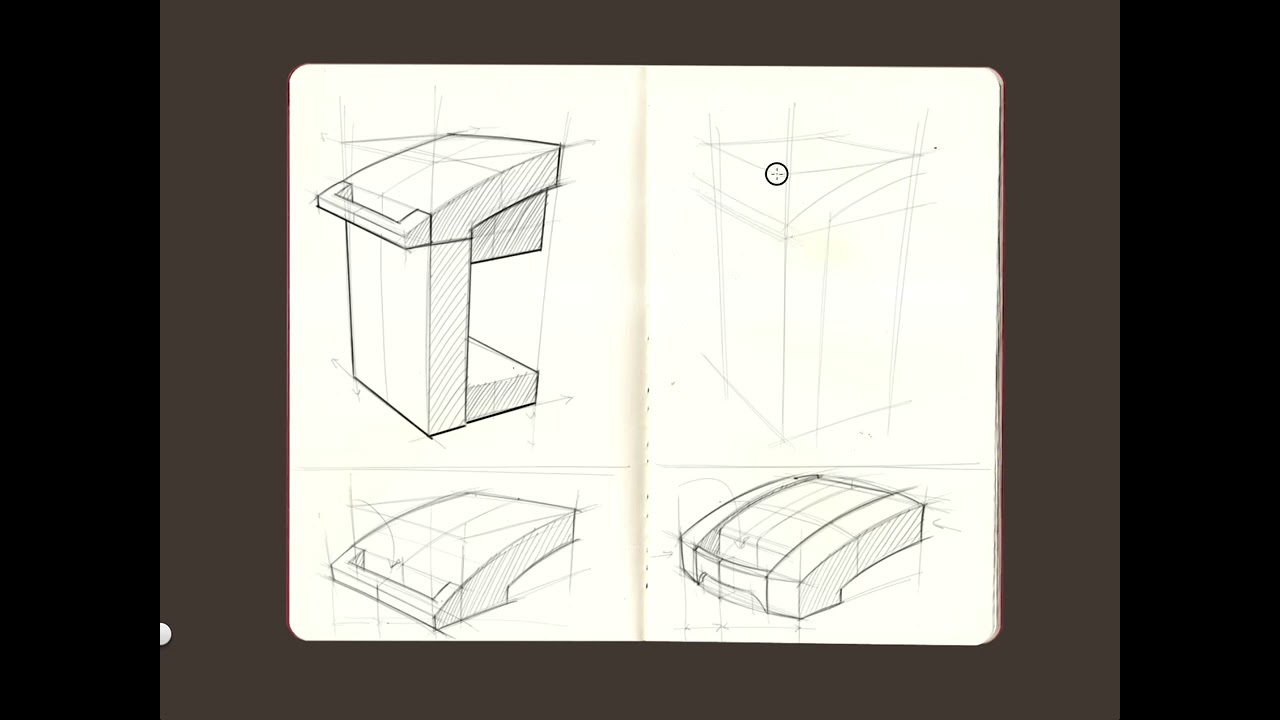 Design Sketching: Curved Surface Grill