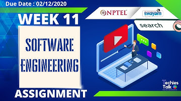 NPTEL Software Engineering Week 11 Quiz Assignment Solutions || August 2020 || Swayam
