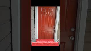 My apartment house door number is 1313 is odd number is not a evenly 1313  is evenly number