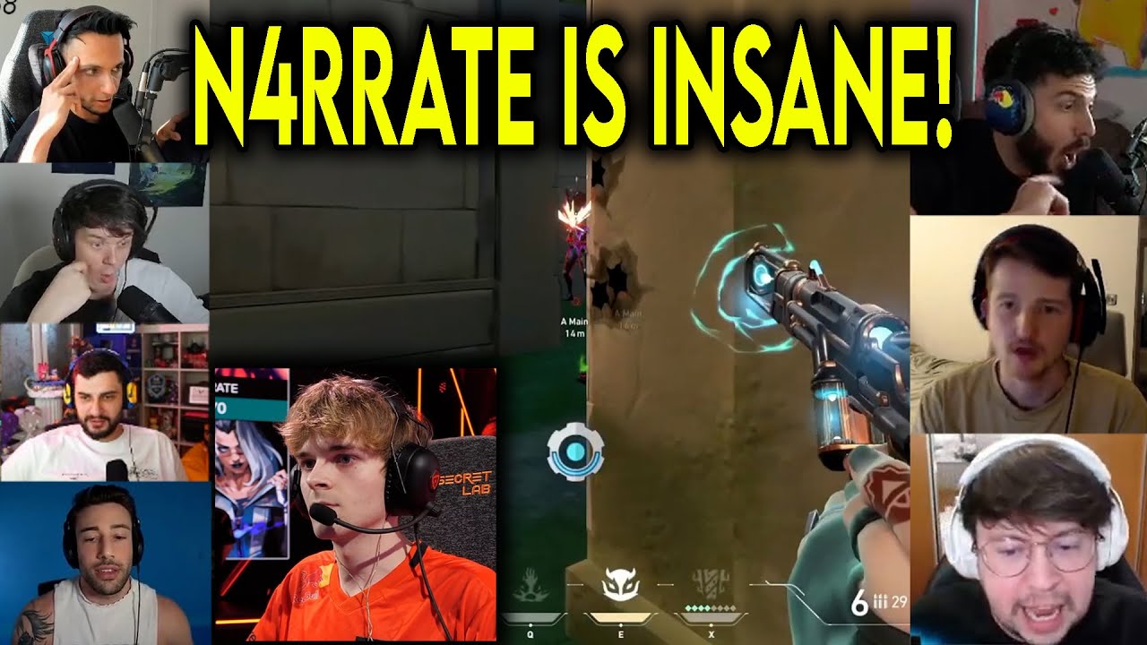 Valorant Streamers Reacts To Sen N4RRATE Insane 4k Against EG In VCT