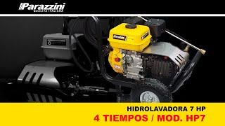 HIDROLAVADORA PARAZZINI POWER - 7 HP / 4 TIEMPOS - MOD. HP7 - YouTube