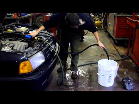 Heater Core Flush with OTC Blast-Vac - YouTube