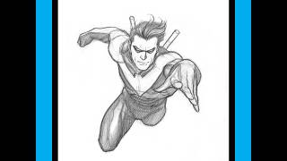 Frank Cho Drawing Demo  Nightwing 