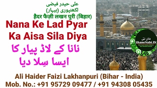 Nana Ke Lad Pyar Ka Aisa Sila Diya Gardan Kata Ke Deen Ka Rutba Badha Diya | Ali Haider Faizi Naat
