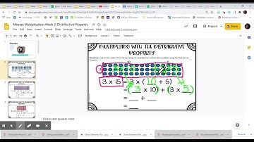 Distributive Property with Array