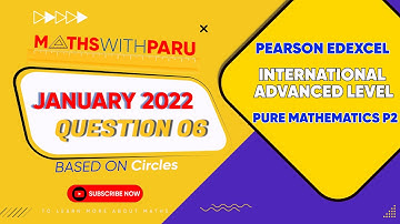 Pearson Edexcel | International Advanced Level | Pure Maths P2 | Q6 |Jan 