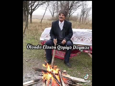 Atana hörməti sağ ikən ele !!