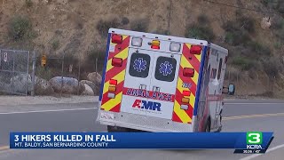 3 hikers killed in fall in Southern California